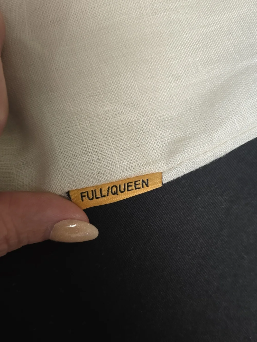 Quince European Linen Duvet Cover- FULL/QUEEN- NWT